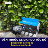  Đèn Trước Xe Đạp Đo Tốc Độ – Chiếu Sáng Mạnh Mẽ, Tích Hợp Đồng Hồ Đo Tốc Độ Thông Minh 