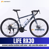  XE ĐẠP ĐUA LIFE RX30 KHUNG NHÔM KHÔNG MỐI HÀN, ĐÙM BẠC ĐẠN, TIẾNG NỔ LỚN 