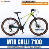  Xe Đạp MTB CALLI 7100 Khung Carbon T700 Cao Cấp, Group Shimano Nhật Bản, Bánh 27.5in 