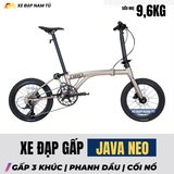  Xe Đạp Gấp Gọn JAVA NEO 9SE Bánh 16 Inch, Siêu Nhẹ 9,6Kg, Gấp Gọn Nhanh 
