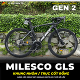  XE ĐẠP ROAD MILESCO GL-S gen 2 - NÂNG CẤP TRỤC CỐT RỖNG, GROUP SENSAH IGNITE, KHUNG NHÔM, CỐI NỔ LỚN 