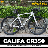  XE ĐẠP ĐUA CALIFA CR350 [2026] CỐI NỔ LỚN, KHUNG NHÔM, TAY ĐỀ LẮC 
