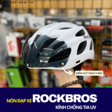  NÓN BẢO HIỂM XE ĐẠP ROCKBROS CAO CẤP, KÈM KÍNH CHỐNG UV 