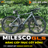  XE ĐẠP ROAD MILESCO GL-S gen 2 - NÂNG CẤP TRỤC CỐT RỖNG, GROUP SENSAH IGNITE, KHUNG NHÔM, CỐI NỔ LỚN 