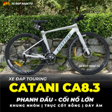  XE ĐẠP TOURING CATANI CA 8.3, CỐI NỔ ARC, PHANH DẦU THỦY LỰC SHIMANO MT200 