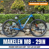  Xe Đạp MAKELEN M8 29 Inch Khung Nhôm Cao Cấp, Phuộc Hơi, Group Shimano Deore Nhật Bản 