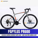  XE ĐẠP ĐUA PAPYLUS PR600 KHUNG NHÔM SIÊU NHẸ, BỘ CHUYỂN ĐỘNG 3X7 