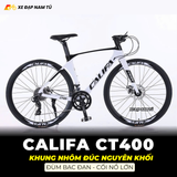  XE ĐẠP TOURING CALIFA CT400 – KHUNG NHÔM ĐÚC NGUYÊN KHỐI, CỐI NỔ LỚN, ĐÙM BẠC ĐẠN 