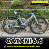  XE ĐẠP TOURING CATANI CA 6.6 - KHUNG ĐÚC NGUYÊN KHỐI, GROUP SHIMANO CLARIS, PHANH DẦU, CỐI NỔ LỚN 
