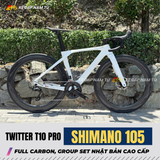  Xe Đạp Đua Twitter T10 Pro Full Group Shimano 105 R7120 – Full Carbon Cao Cấp 