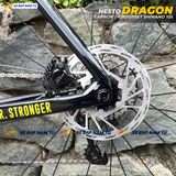  Xe Đạp Đua Nesto Dragon – Full Carbon, Group Shimano 105 R7120, Phanh Dầu Thủy Lực 