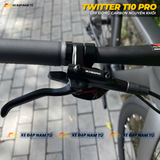  XE ĐẠP TWITTER T10 PRO RS HYBRID [2026] TAY LÁI CARBON NGUYÊN KHỐI, PHANH DẦU THỦY LỰC RETROSPEC 