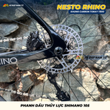  Xe Đạp Đua Nesto RHINO – Carbon Toray T800, Group Shimano 105 R7120, Phanh Dầu Thủy Lực 
