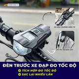  Đèn Trước Xe Đạp Đo Tốc Độ – Chiếu Sáng Mạnh Mẽ, Tích Hợp Đồng Hồ Đo Tốc Độ Thông Minh 