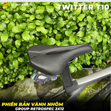  XE ĐẠP ĐUA TWITTER T10 [2026] CARBON, GROUP RETROSPEC 2X12, VÀNH NHÔM 