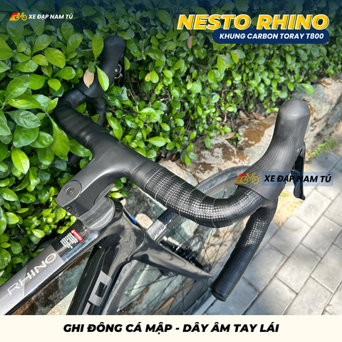  Xe Đạp Đua Nesto RHINO – Carbon Toray T800, Group Shimano 105 R7120, Phanh Dầu Thủy Lực 