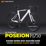  XE ĐẠP ĐUA POSEIDON PS750, TAY LÁI LIỀN, GROUP SHIMANO, KHUNG NHÔM ĐÚC, CỐI NỔ LỚN 