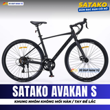  XE ĐẠP ĐUA SATAKO AVAKAN S TAY ĐỀ LẮC CHUẨN ĐUA, KHUNG NHÔM, CỐI NỔ 