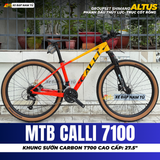  Xe Đạp MTB CALLI 7100 Khung Carbon T700 Cao Cấp, Group Shimano Nhật Bản, Bánh 27.5in 