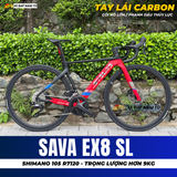  Xe Đạp Đua SAVA EX8 SL 2026 - Khung Nhôm Cao Cấp hơn 9kg, Group Shimano 105 R7120 Nhật Bản 