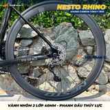  Xe Đạp Đua Nesto RHINO – Carbon Toray T800, Group Shimano 105 R7120, Phanh Dầu Thủy Lực 