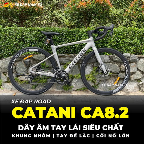  XE ĐẠP ĐUA CATANI 8.2 PHIÊN BẢN MỚI NHẤT 2025| KHUNG NHÔM, TAY ĐỀ LẮC, CỐI NỔ LỚN 