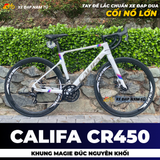  XE ĐẠP ĐUA CALIFA CR450, KHUNG SƯỜN MAGIE ĐÚC NGUYÊN KHỐI, NÂNG CẤP CỐI NỔ LỚN 