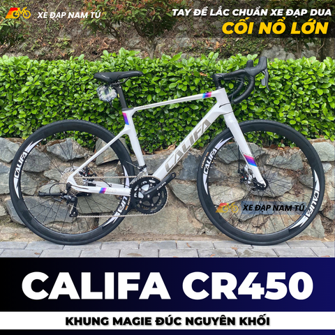  XE ĐẠP ĐUA CALIFA CR450, KHUNG SƯỜN MAGIE ĐÚC NGUYÊN KHỐI, NÂNG CẤP CỐI NỔ LỚN 