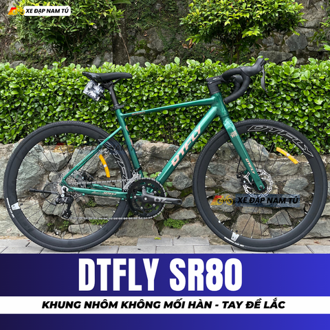  XE ĐẠP ĐUA DTFLY SR80 [GEN 2] CỐI NỔ LỚN, TAY ĐỀ LẮC, DÂY ÂM TAY LÁI 
