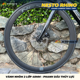  Xe Đạp Đua Nesto RHINO – Carbon Toray T800, Group Shimano 105 R7120, Phanh Dầu Thủy Lực 