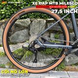  XE ĐẠP MTB MILESCO K400 BÁNH 27,5IN - CỐI NỔ LỚN, TRỤC RỖNG, PHANH DẦU 