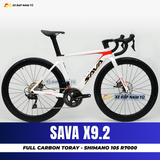  XE ĐẠP ĐUA SAVA X9.2 FULL CARBON, GROUPSET SHIMANO 105 R7000 