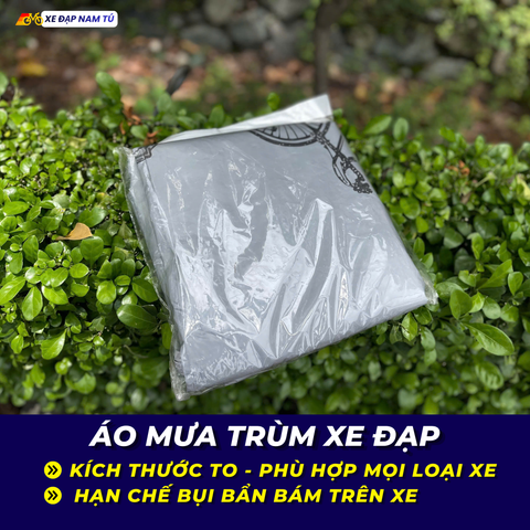  Áo Mưa Trùm Xe Đạp – Bảo Vệ Xe Khỏi Mưa Nắng, Bụi Bẩn Hiệu Quả 