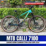  Xe Đạp MTB CALLI 7100 Khung Carbon T700 Cao Cấp, Group Shimano Nhật Bản, Bánh 27.5in 