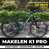  Xe Đạp MAKELEN K1 PRO 29 Inch Khung Carbon, Group Shimano Deore Nhật Bản Cao Cấp 