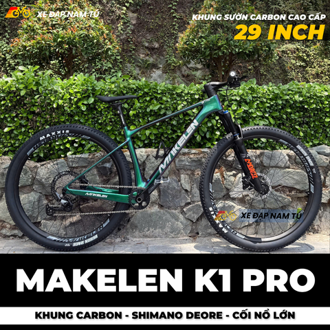  Xe Đạp MAKELEN K1 PRO 29 Inch Khung Carbon, Group Shimano Deore Nhật Bản Cao Cấp 