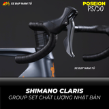  XE ĐẠP ĐUA POSEIDON PS750, TAY LÁI LIỀN, GROUP SHIMANO, KHUNG NHÔM ĐÚC, CỐI NỔ LỚN 