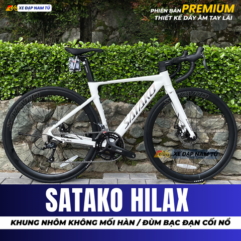  XE ĐẠP ĐUA SATAKO HILAX PREMIUM, DÂY ÂM TAY LÁI, CỐT RỖNG, CỐI NỔ LỚN 
