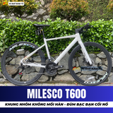  XE ĐẠP TOURING MILESCO T600 CỐI NỔ LỚN, KHUNG NHÔM KHÔNG MỐI HÀN 