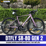  XE ĐẠP ĐUA DTFLY SR80 [GEN 2] CỐI NỔ LỚN, TAY ĐỀ LẮC, DÂY ÂM TAY LÁI 