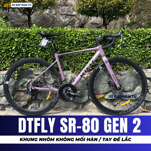  XE ĐẠP ĐUA DTFLY SR80 [GEN 2] CỐI NỔ LỚN, TAY ĐỀ LẮC, DÂY ÂM TAY LÁI 