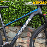  XE ĐẠP ĐỊA HÌNH SAVA KEY380 GROUPSET SHIMANO, KHUNG NHÔM, PHUỘC DẦU 