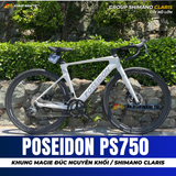  XE ĐẠP ĐUA POSEIDON PS750 [mẫu mới 2026] TAY LÁI LIỀN, GROUP SHIMANO, KHUNG MAGIE ĐÚC, CỐI NỔ LỚN 