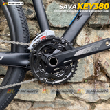  XE ĐẠP ĐỊA HÌNH SAVA KEY380 GROUPSET SHIMANO, KHUNG NHÔM, PHUỘC DẦU 