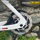  XE ĐẠP TOURING TWITTER T10 PRO RS [2026] TAY LÁI CARBON NGUYÊN KHỐI, PHANH DẦU THỦY LỰC RETROSPEC 