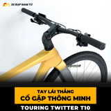  XE ĐẠP TOURING TWITTER T10 PRO [2026] TAY LÁI THẲNG, GROUP RETROSPEC 2X12, PHANH DẦU THỦY LỰC 