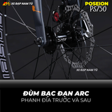  XE ĐẠP ĐUA POSEIDON PS750, TAY LÁI LIỀN, GROUP SHIMANO, KHUNG NHÔM ĐÚC, CỐI NỔ LỚN 