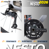 XE ĐẠP TOURING CARBON NESTO FOX, KHUNG CARBON , BỘ CHUYỂN ĐỘNG SHIMANO 