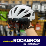  NÓN BẢO HIỂM XE ĐẠP ROCKBROS CAO CẤP, KÈM KÍNH CHỐNG UV 