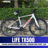  XE ĐẠP TOURING LIFE TX500 SHIMANO ALTUS, PHANH DẦU THỦY LỰC 